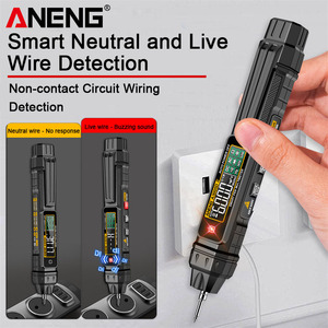 Multímetro Estilo Caneta de Alta Precisão <span class=keywords><strong>Digital</strong></span> Totalmente Automático Testador de Voltagem para Eletricista Voltímetro AC/DC Medidor de Ohm - Product Image 2