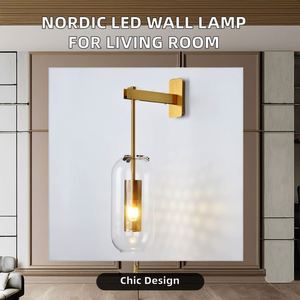 Nordic Modern Minimalist LED <b>Wall</b> Lamp Stainless Steel Bedside <b>Wall</b> <b>Light</b> for Indoor Use for Bedroom - Product Image 2