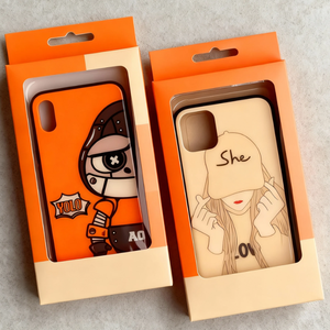 Scatola per Imballaggio di Custodie per Telefoni Personalizzate con Basso MOQ, Economica e alla Moda, con Stampa in Lamina d'Oro e Effetto Svanente - Product Image 4