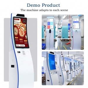 Panel PC de Quiosco de Autoservicio con Lector de Tarjetas y Pantalla Táctil Curva Capacitiva de 23.6'' y 32'' para Restaurantes Inteligentes, Venta al Por Mayor - Product Image 4
