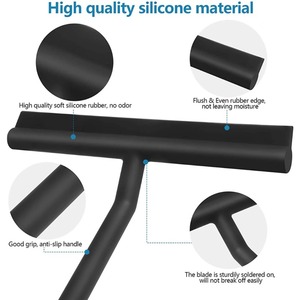 Khuyến Mại Công Nghệ Mới Chất Lượng Cao Kính Bền Làm Sạch Phòng Tắm Vòi Hoa Sen Squeegee <span class=keywords><strong>Scraper</strong></span> - Product Image 2