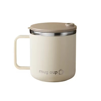 Nouvelle arrivée : Tasse en acier inoxydable personnalisée avec poignée, tasse à café isotherme personnalisée avec poignée