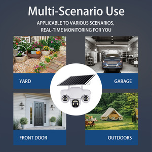 Cámara de Seguridad V380PRO 12MP IP66 8W Solar PTZ con Triple Lente, Tres Pantallas, 4G WiFi, para Residencias, Ranchos y Exteriores - Product Image 6