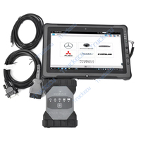 F110 Tablet para Benz Truck Car 12V 24V Original MB SD Star C6 Wifi Doip Xentry Das Wis Epc Vci C6 Multiplexor herramienta de diagnóstico