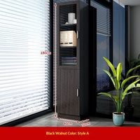 WJG-259X Armoire de classement de bureau en bois commerciale avec vitrine anti-explosion, bibliothèque et étagère modulables