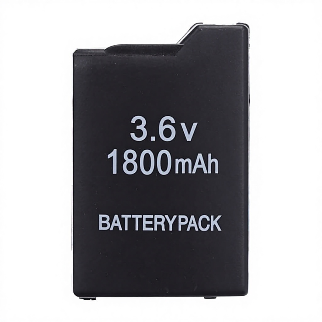 pour PSP1000 Pas de paquet 1800mah noir