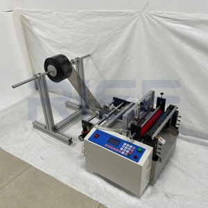 Machine de fabrication de sacs en plastique à grande vitesse entièrement automatique avec découpe par thermoscellage poinçonnage pour l'emballage des achats au détail - Product Image 5