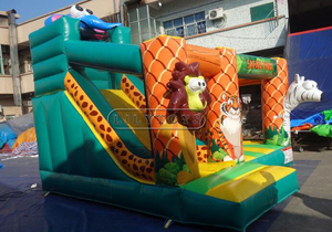 Lilytoys Château gonflable combiné en PVC pour enfants, avec toboggan et aire de saut - Product Image 3