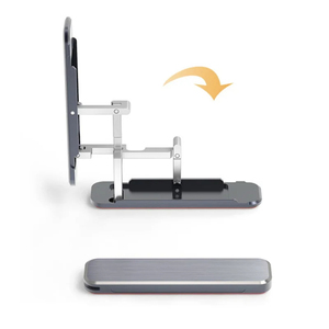 Universal Mini Metal Folding Mobile Phone <b>Holder</b> Aluminum Alloy Invisible Portable Desktop Stand Mount Smart Home Products - Product Image 5