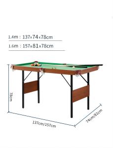 折り畳み式プールテーブルミニ4.5 5ftポータブル小型ビリヤードゲーム中国メーカー - Product Image 3