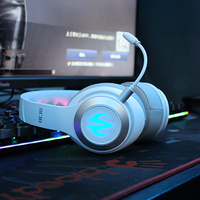 BC10 Mejor calidad Tiempo de espera prolongado ANC Bluetooth Auriculares inalámbricos para juegos Cancelación de ruido con 7 luces LED de color