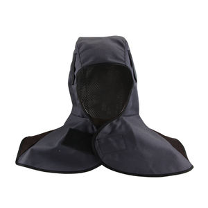 Casquette <span class=keywords><strong>de</strong></span> <span class=keywords><strong>soudeur</strong></span> ignifuge avec doublure en coton isolant thermiquement pour le soudage à l'arc, casque <span class=keywords><strong>de</strong></span> protection thermique - Product Image 4