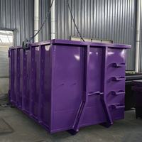 Vente directe usine – Conteneur benne à déchets Q235 de haute qualité / Conteneur benne à déchets à crochet