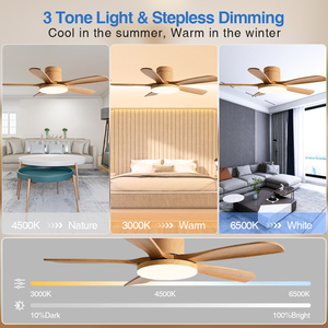 <span class=keywords><strong>Ventilateur</strong></span> de <span class=keywords><strong>plafond</strong></span> en <span class=keywords><strong>promotion</strong></span>, économie d'énergie, pales en bois massif, 60 pouces, <span class=keywords><strong>ventilateur</strong></span> de <span class=keywords><strong>plafond</strong></span> intelligent avec application - Product Image 4