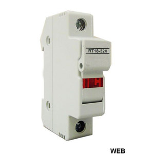 RT18-32X Fuse Holder 32A AC Single <b>Pole</b> With Indicator <b>Light</b> - Product Image 1