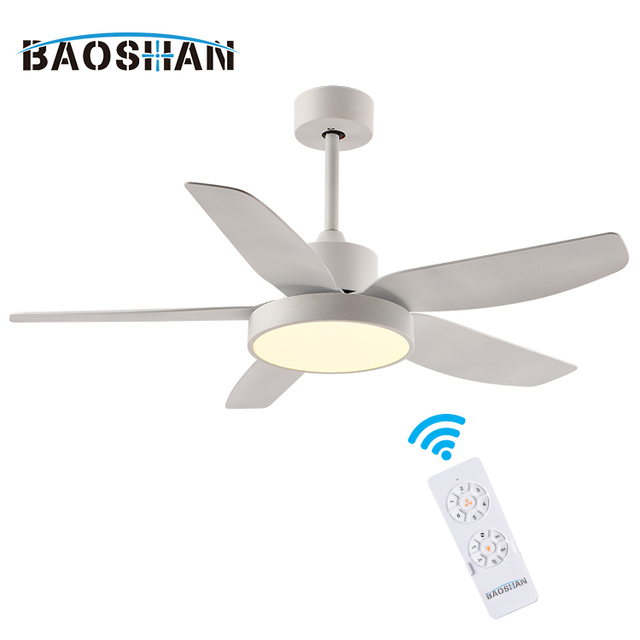 Energy Saving Electric Ceiling Fan Home Decorative Modern Led Ceiling Fan Light With Remote Control