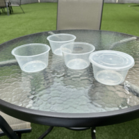 15OZ Runde Form Takeaway-Lebensmittelbehälter