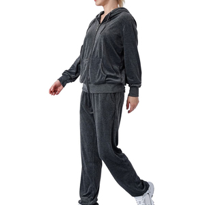Survêtement pour femmes à capuche, décontracté et sportif, design personnalisé, vêtements de sport écologiques, survêtement pour femmes - Product Image 3