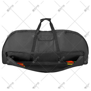 Sac de rangement pour <span class=keywords><strong>arc</strong></span> <span class=keywords><strong>et</strong></span> flèches de grande capacité, en tissu Oxford noir, accessoire de tir pour usage extérieur - Product Image 2