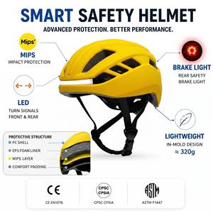 <span class=keywords><strong>Casco</strong></span> de Ciclismo Personalizado ODM para Bicicleta de <span class=keywords><strong>Carretera</strong></span>, Molde Libre, <span class=keywords><strong>MIPS</strong></span>, CE EN1078, Luz LED, <span class=keywords><strong>Casco</strong></span> Inteligente para Bicicleta, Exclusivo del Fabricante - Product Image 2
