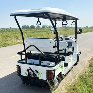 Chariot électrique à quatre roues pour le transport de personnes, chariot de tourisme, voiturette de golf, qualité assurée - Product Image 3