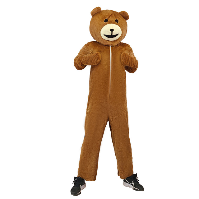 Internet Celebrity Bear Cartoon Doll Costume Kumano Bear Doll Outfit Promotional Leaflet Performance Attire Props Doll Costume
