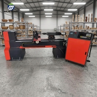 Mustang MT1020 Tour à bois CNC avec axe unique et une lame de scie pour moteur de batte de baseball comme composant de base