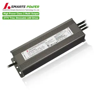 ip65 waterproof 24 v constant voltage triac dimmable led driver class 2 standard with multi output 3*96W