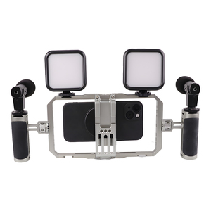 KALIOU E062 Nouvelle Arrivée Support Cadre <span class=keywords><strong>en</strong></span> Alliage d'Aluminium Usiné CNC pour Téléphone Portable et <span class=keywords><strong>Cage</strong></span> de Caméra Accessoires de Photographie - Product Image 2