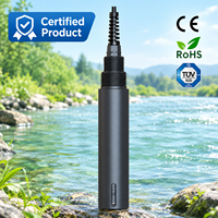 Capteur optique d'oxygène dissous (OD) résistant à la corrosion CE avec cellule de débit RS485 Modbus pour eau douce et eau de mer