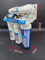 Distributeur d'eau électrique à 7 étapes 75 gallons 280-L pour système d'osmose inverse à eau pure pour usage domestique ou hôtels