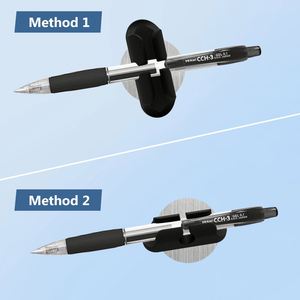 Multi-purpose Silicone Pen Holder Adhesive Mount for <b>Desk</b> <b>Wall</b> Pencil Marker Clip Storage - Product Image 3