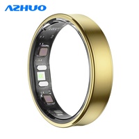 Bague connectée OEM ODM avec puce Nordic, étanche 5ATM, suivi du sommeil, analyse IA, ultra-mince R22
