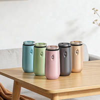 Nouveauté : Nébuliseur d'huiles essentielles portable sans eau, rechargeable, en métal, diffuseur d'arômes pour usage domestique, capacité de 20 ml, garantie 1 an