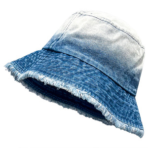 Chapéu Bucket de Algodão Dobrável para Verão Feminino, Estilo Pescador Bob, Hip Hop Casual com Estampa de Desenho Animado, Jeans Lavado para Homens e Mulheres - Product Image 3