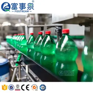 China Supply 750ml Bottle Sweet Fruit Juice Gas Soft Water Carbonated Drink Mixing Filling Machine Line Plant