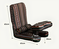 Chaise pliante de style japonais moderne, fauteuil paresseux ergonomique réglable, chaise tatami pour salon, vente en gros d'usine