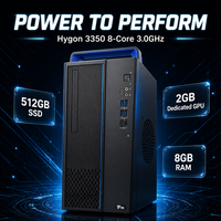 PC de bureau Hygon pour le marché d'Asie du Sud-Est, ensemble complet, 8 Go, SSD 512 Go, GPU dédié 2 Go, Linux, OEM, direct usine, neuf, pour usage professionnel