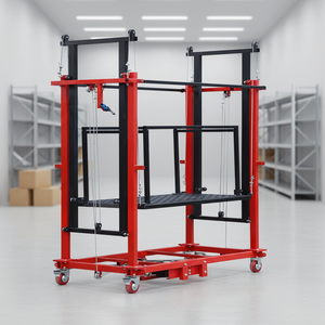 Piattaforma di Sollevamento Elettrica per Ponteggi 500kg 2m 6m 10m, Piattaforma Elettrica per Ponteggi 400kg 6m per Pittura Pareti e Costruzioni - Product Image 5