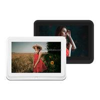 Ucuz masa Android Tablet 10 inç WiFi akıllı fotoğraf çerçevesi WiFi CMS yazılımı ile dijital tabela ekran
