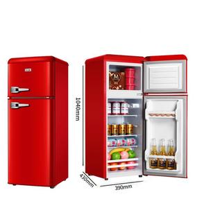 Réfrigérateur compact américain rétro à double porte de 72 L, idéal pour la maison, le dortoir ou le bureau – Équipement intelligent - Product Image 3