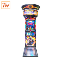 Máquina de Juego Arcade de Boxeo TOPWAY, Simulador de Puñetazos, Grado Comercial, Prueba de Fuerza Electrónica, Funciona con Monedas