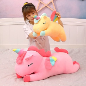 Hot bán Chất lượng cao màu hồng 40cm Unicorn siêu mềm đồ chơi sang trọng gối với PP bông điền Comforter cho sinh nhật - Product Image 2