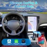 Radio con Pantalla Tesla de 14.5 Pulgadas NaviHua para Infiniti G25 G37 2007-2019, Navegación Automática, Carplay, Unidad Principal, Monitor, Actualización
