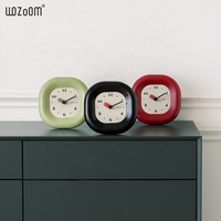 Horloge de bureau en bois de haute qualité de conception originale WOZOOM, horloge de luxe, horloge de table moderne à faire soi-même pour les bureaux et les tables à domicile