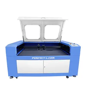 Perfetta Laser-doppia testa 1400x1000mm tessile/tessuto/abbigliamento/pelle CO2 taglio Laser macchine per incisione