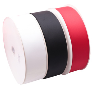 Pita Grosgrain 5cm Warna Solid Tersedia, untuk Kemasan Kotak Kado Kue Bunga, Perlengkapan DIY - Product Image 2