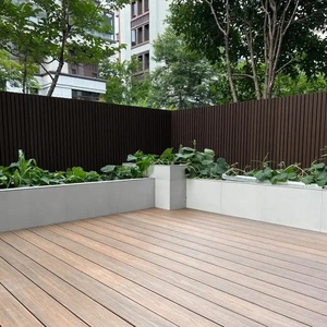 Nhà máy trực tiếp WPC Composite <span class=keywords><strong>decking</strong></span> <span class=keywords><strong>Board</strong></span> giá cả cạnh tranh không thấm nước và thối bằng chứng <span class=keywords><strong>decking</strong></span> sàn cho vườn pathways - Product Image 6