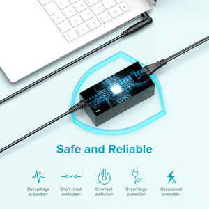 อะแดปเตอร์โน้ตบุ๊ค 45W สำหรับ HP Dell Acer Asus <span class=keywords><strong>Samsung</strong></span> Sony Toshiba Fujitsu Gateway Delta NEC Liteon โน้ตบุ๊ค Chromebook - Product Image 6