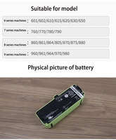 Batterie 6500mAh pour IRobot Roomba 655 690 780 805 860 880 890 960 6 7 8 9 Series Machine 601 602 615 760 770 780 805 960 Pièce
